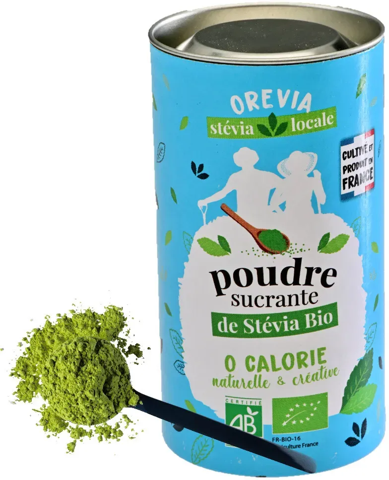 Stevia Blattpulver aus Frankreich - bio (0.06kg)