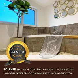 ZOLLNER Saunatuch 80 x 200 cm grau