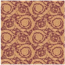 Profhome - Exklusive Luxus Tapete 366927 Vliestapete Strukturiert Im Barock-stil Glänzend Rot Gold Braun 7,035 M2