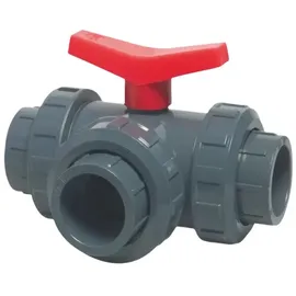 BEVO PVC 3-Wege-Kugelhahn d 50 mm