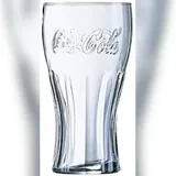12x Arcoroc COCA-COLA Konturglas Inhalt 37 cl Füllstrich 0,3 ltr