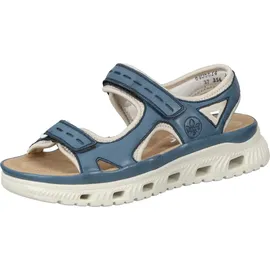 Rieker Keilsandaletten Damen Blau 39