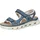 Rieker Keilsandaletten Damen Blau 39