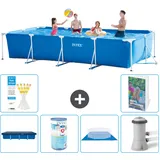 Rechteckiger Frame Pool - 450x220x84 Cm - 7-teilig  S167