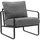 CLP Lounger Manea dunkelgrau/Stoff