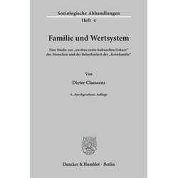 Familie Und Wertsystem. - Dieter Claessens, Kartoniert (TB)