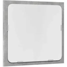 vidaXL Badmöbel-Set Betongrau 2-tlg. Holzwerkstoff