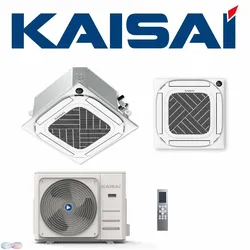 KAISAI Klimaanlage SET KOMPAKT mit Deckenkassette 5,3 kW für 1 Raum bis 70qm