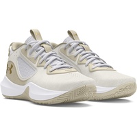 Under Armour Lockdown 6 white/silt/metallic gold 45