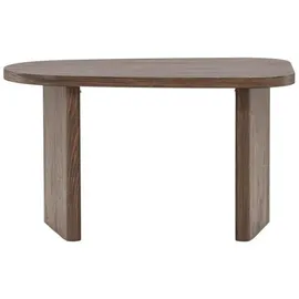 venture home Venture Home, Beistelltisch, Mokka, Holz, Pappel, oval, eckig, 45x40x70 cm, Wohnzimmer, Wohnzimmertische, Beistelltische