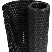 vidaXL Balkonverkleidung 400 x 90 cm Schwarz Rattan