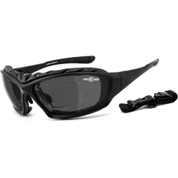 Sportbrille | CHILLOUT RIDER® | smoke | viele Extras. inkl. Verglasungsclip grau No Size