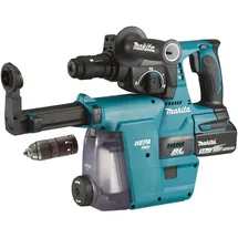 Makita DHR243RTJW inkl. 2 x 5,0 Ah + Makpac + Schnellladegerät + Staubabsaugung