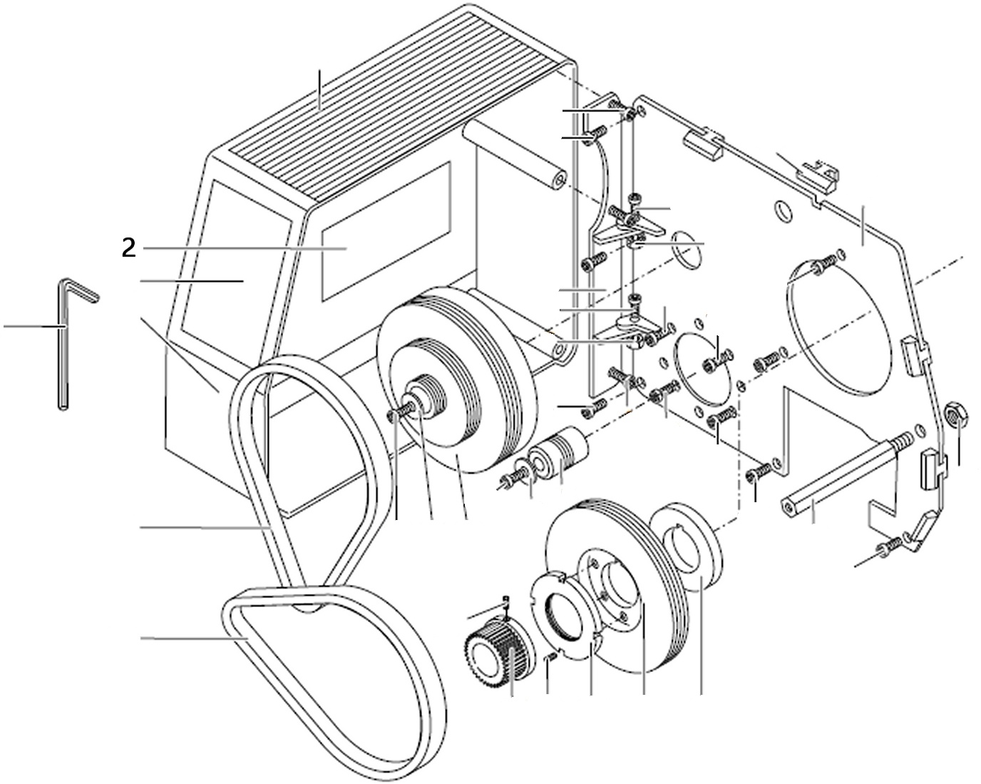 PROXXON 24400-01-02 Tabelle der Gewindesteigungen für Drehmaschine PD400