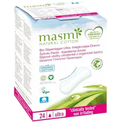 BIO SLIPEINLAGEN Ultra 100% Bio-Baumwolle MASMI 24 St