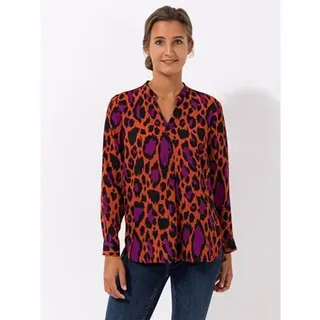 DINE 'N' DANCE Bluse, 1/1-Arm Manschetten halbe Knopfleiste leger weit