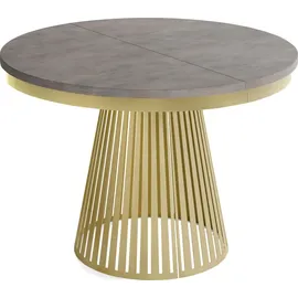 WFL GROUP Naro Ø 120 cm Dunkelgrau