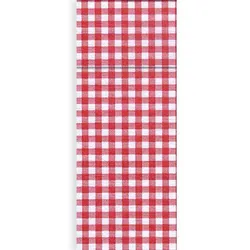 Serviettentaschen Airlaid 8 x 20 cm Italo Bordeaux
