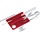 Victorinox SwissCard Nailcare, rot transparent