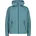 Man Jacket Fix Hood Blau 56