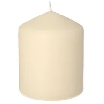 Papstar Stumpenkerze 8 x 10 cm 8 St. creme