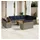 vidaXL Gartensofa-Set 13-tlg. grau