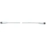 Axing MAK 040-80 doppelt geschirmtes Patch-Kabel Koaxialkabel Class A mit F-Stecker 0,40 m