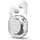 Gembird Transparent TWS In-Ear-Kopfhörer Weiß