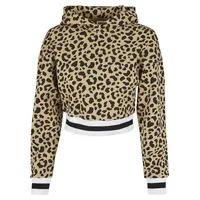 URBAN CLASSICS Aop College Hoodie Union Beige Leo XL