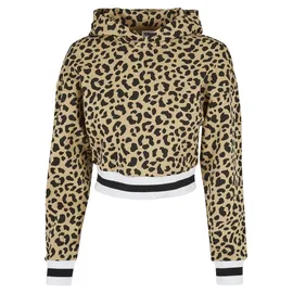URBAN CLASSICS Aop College Hoodie Union Beige Leo XL