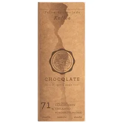 Virgin Cacao Schokolade Kaffee 71%