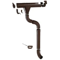 Zambelli Dachrinne Komplettset 8m 333mm 6 teilig Kupferbraun