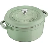 Staub Cocotte, Pfanne + Kochtopf, Grün