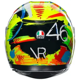 AGV K3 Rossi Winter Test 2019 E2206 Mplk Integralhelm - Multicolour - L