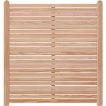 Endorphin Rhombus-Sichtschutzzaun Lärche 4x Elemente 180 x 180 cm + 5x Holz-Pfosten