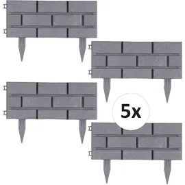 Hti-Living Rasenkante 200 x 20 cm grau