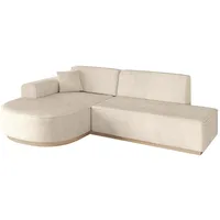 ECKSOFA Ottomane Links ARRIO-L1 - 243x171x83 cm Beige
