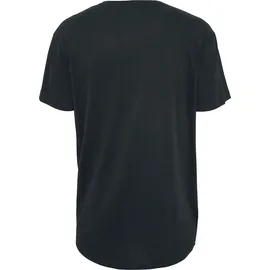 URBAN CLASSICS Shaped Long Tee schwarz M