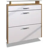 Vladon Malea 89 x 95,5 x 23 cm mit 1 Schublade hängend / weiß matt