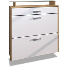 Vladon Malea 89 x 95,5 x 23 cm mit 1 Schublade hängend / weiß matt