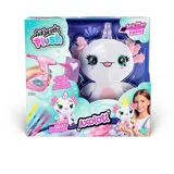 CANAL TOYS Airbrush Plush Leuchtender Axolotl 30 cm Weiß