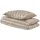 SCHIESSER Colorado Gestreift Taupe 135 x 200 cm + 80 x 80 cm