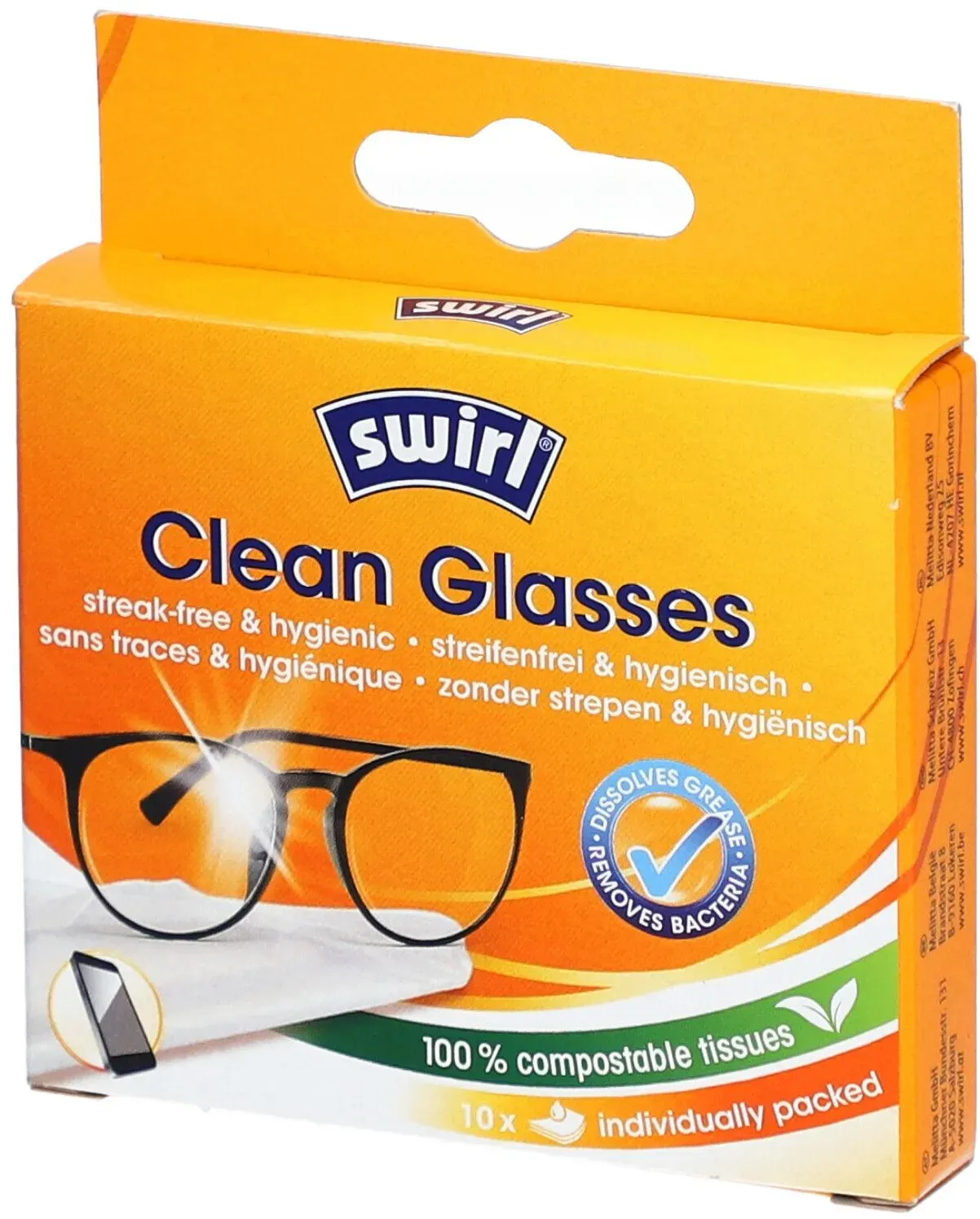 Swirl® Clean Glasses - Brillenreinigungstücher