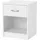 Hti-Living Nachtschrank Nina 0 x 0 x 0 cm Weiß