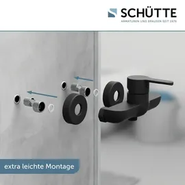 Schütte DENVER Duscharmatur Einhandmischer Schwarz matt