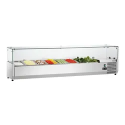 Bartscher Positiv gekühltes Display 8 x GN 1/4, zum Zusammenbauen, 180 W, 220 V - MONO