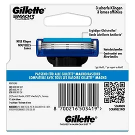 Gillette Rasierklingen Mach3 Turbo 5 St.