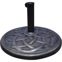 Costway Schirmständer Stahl bronze