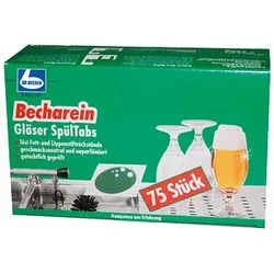 Becher Becharein Gläser SpülTabs Gläserspültabletten 75 Stück