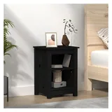 vidaXL Nachtschrank 40 x 35 x 55 cm Schwarz